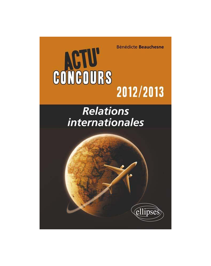 Relations internationales - 2012-2013