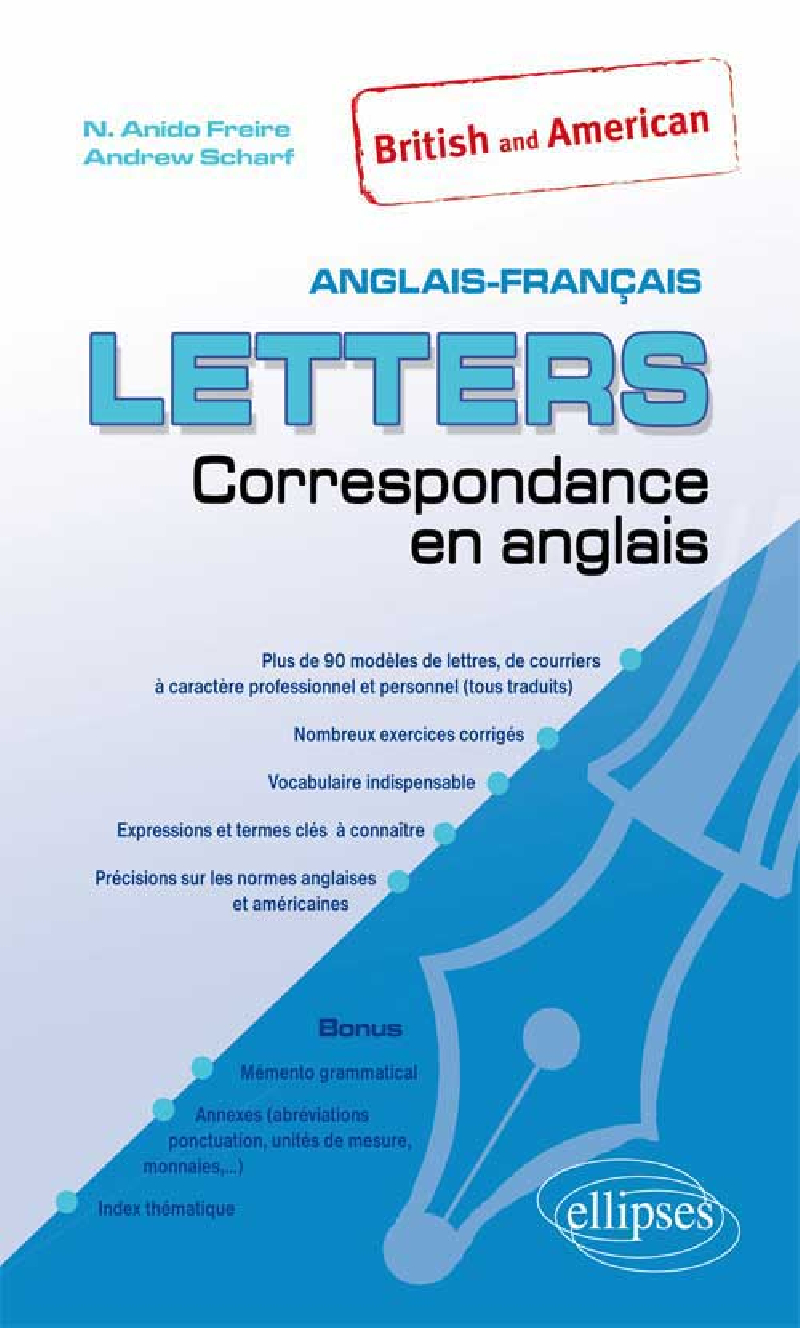 Letters - British and American. Correspondance en anglais