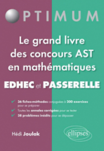 Les mathématiques aux concours Passerelle, Edhec, Ast1