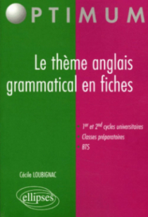 Le thème anglais grammatical en fiches