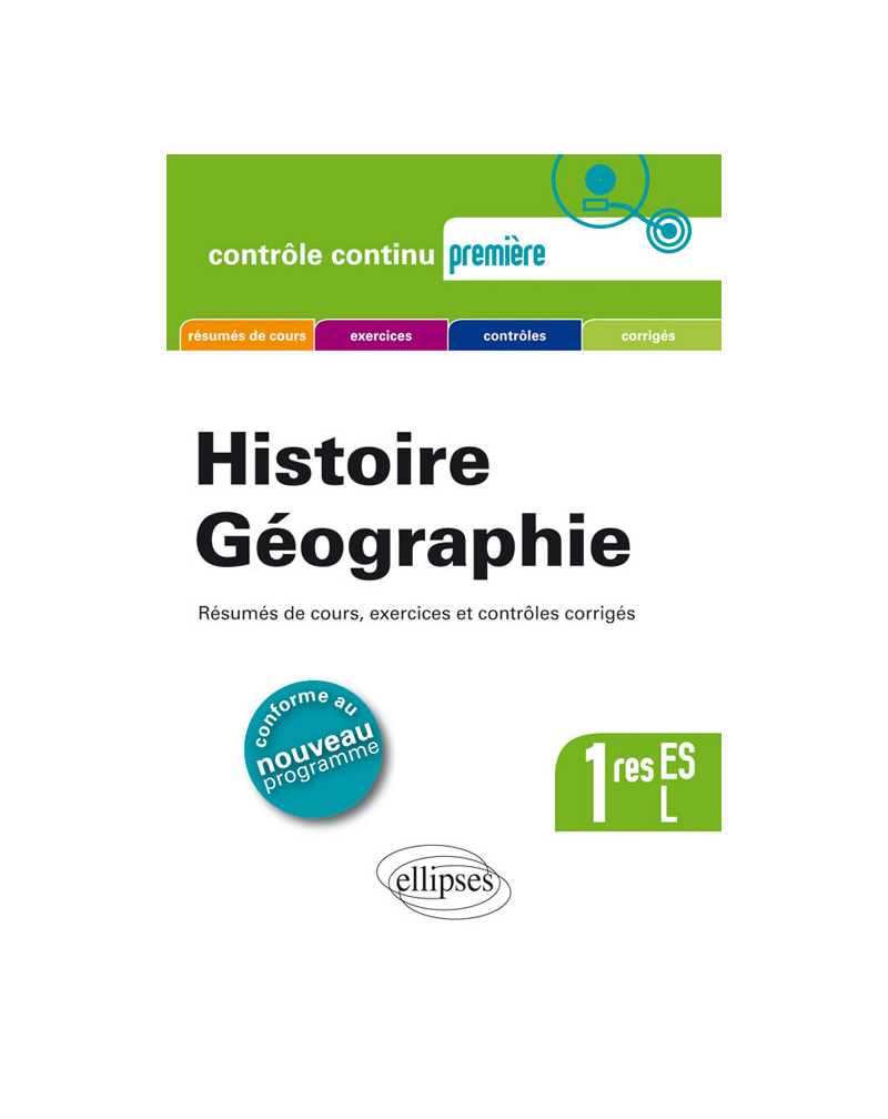 Histoire-Géographie - Premières L et ES - nouveau programme