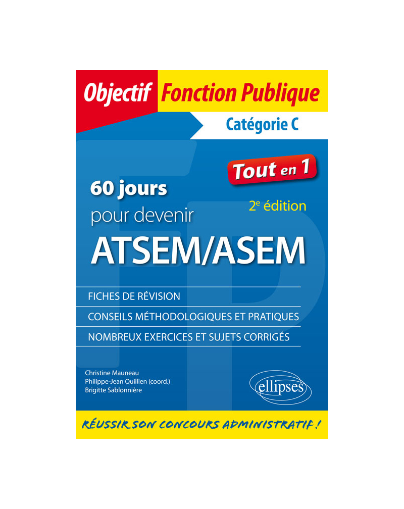 60 jours pour devenir ATSEM/ASEM - 2e édition
