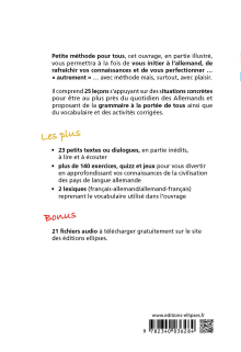 L'allemand autrement (A1-B1). Petite méthode pour tous. Apprendre et réviser. (Grammaire, vocabulaire, exercices et jeux corrigés) (avec fichiers audio) - 2e édition