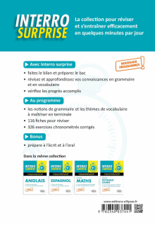 Allemand. Interro surprise. Classe de Terminale. Nouveaux programmes