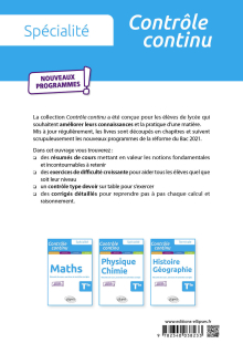 Spécialité SVT - Terminale - Nouveaux programmes