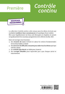 Mathématiques - 1re technologique enseignement commun STHR, STI2D, STL, STMG et ST2S