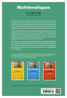 Mathématiques - Classe de 5e - Pour ceux qui veulent comprendre