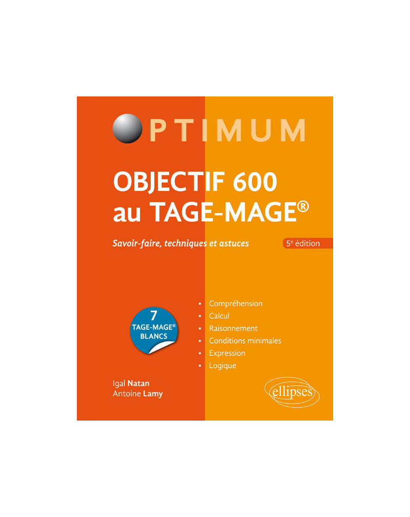 Objectif 600 au TAGE-MAGE – 5e édition