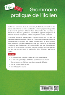 Orsù ! Grammaire pratique de l’italien (B1-B2)
