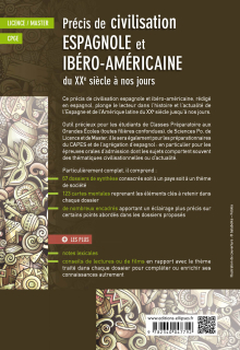 Espagnol. Précis de civilisation espagnole et ibéro-américaine du XXe siècle à nos jours avec cartes mentales • B2-C1 •  2e édition mise à jour