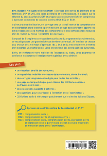 Bac espagnol. 1re et Tle. 48 sujets d'entraînement corrigés aux 3 épreuves communes [E3C]