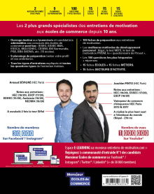 Le Manuel des entretiens de motivation « POST-BAC » - Concours aux écoles de commerce - Édition 2022