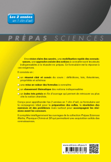 Formulaire PTSI/PT - Maths - Physique-chimie - SII - Nouveaux programmes - 2e édition