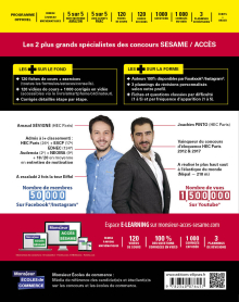 Le Grand Manuel du concours ACCÈS (Programme officiel : écrits + oraux) - édition 2023