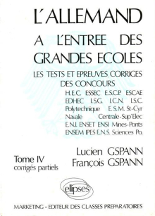 Allemand (L') - Epreuves 76 à 79,  tome 4