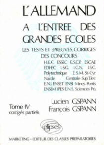 Allemand (L') - Epreuves 76 à 79,  tome 4