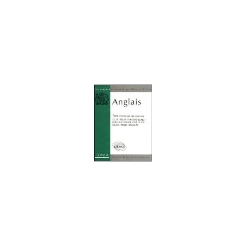 Anglais tome 8 épreuves 84/89 (L')