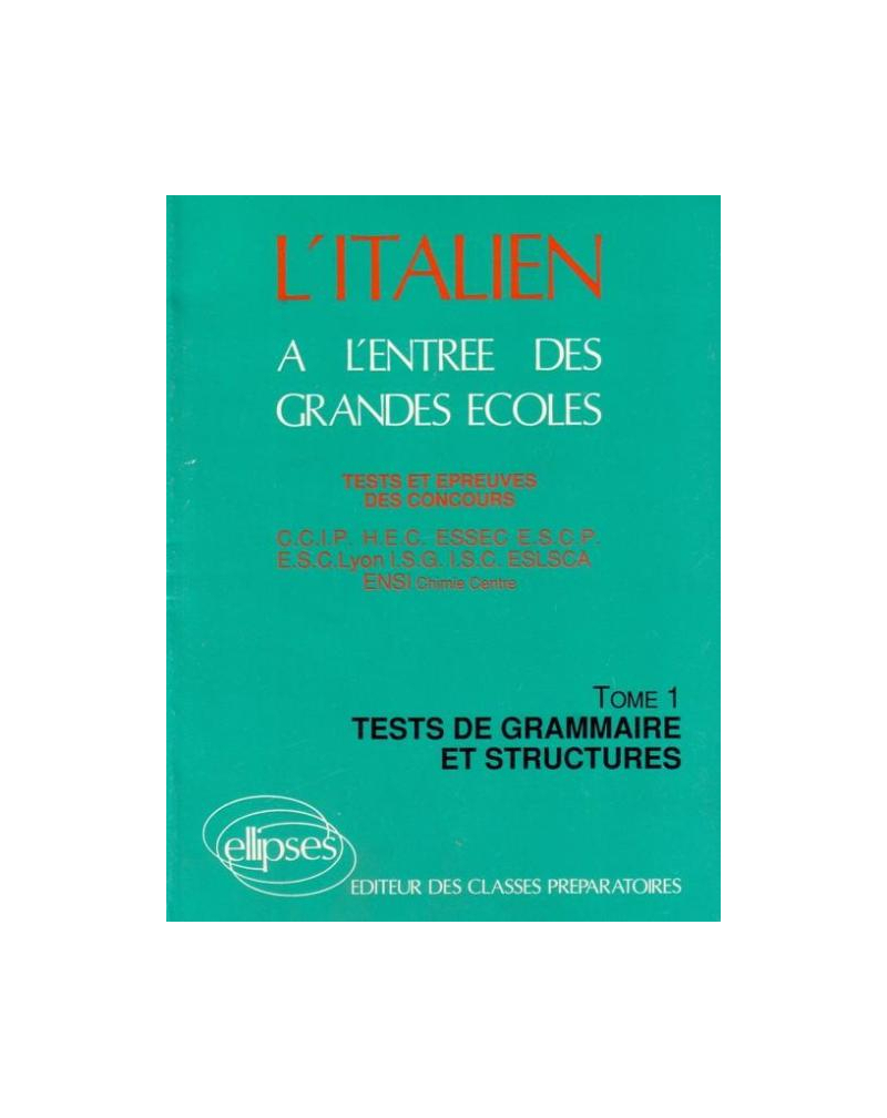 L'Italien tome 1