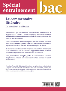 Spécial entraînement. Le commentaire littéraire. Du brouillon à la rédaction. 2de-1re - 2e édition - 2e édition