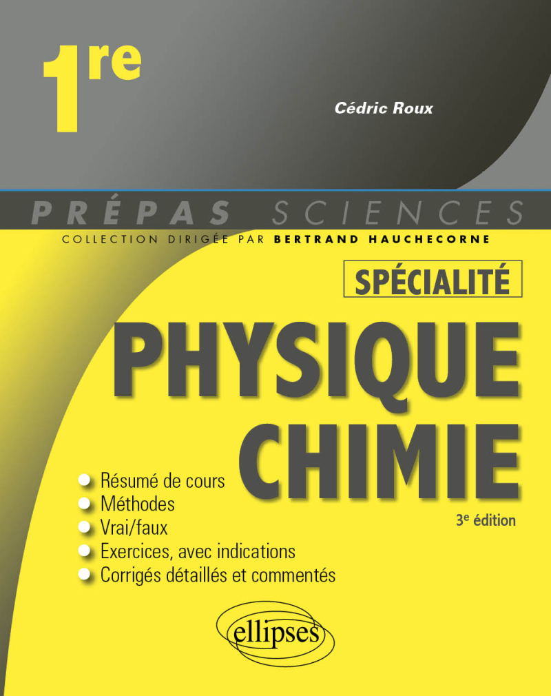 Spécialité Physique-chimie - 1re - 3e édition