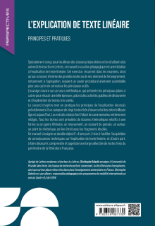 L'explication de texte linéaire - Principes et pratiques. CPGE, université, concours