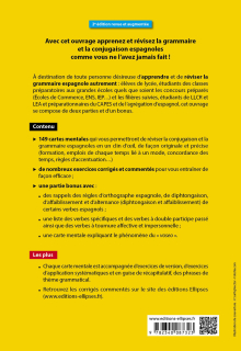 Espagnol. Grammaire en cartes mentales avec exercices corrigés et commentés (B1-C1) - 2e édition