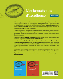 Mathématiques d'excellence - Niveau 2de - Cours pour lycéens très motivés - 2e édition