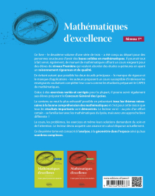 Mathématiques d'excellence - Niveau 1re - Cours pour lycéens très motivés - 2e édition