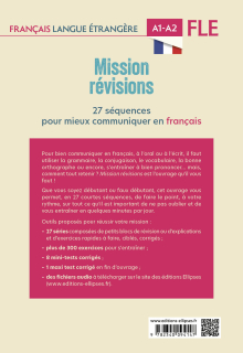 FLE. Mission révisions A1-A2 (Français langue étrangère) - 27 séquences pour mieux communiquer en français A1-A2