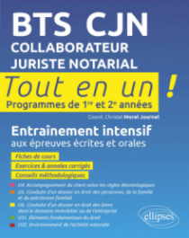 BTS CJN Collaborateur juriste notarial