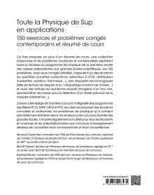 Toute la Physique de Sup en applications - 150 exercices et problèmes corrigés contemporains et résumé de cours