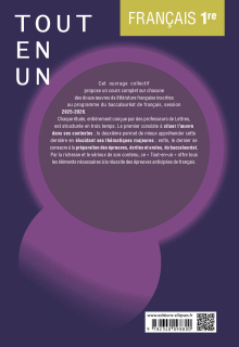 Français. 1re. Tout-en-un sur les œuvres au programme du bac - Session 2025-2026