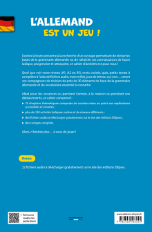 L'allemand est un jeu ! - Jouer, écouter, réviser (Cahier A1-B1) (Spécial grammaire) (avec fichiers audio)