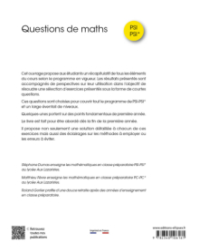 Questions de maths. PSI-PSI*