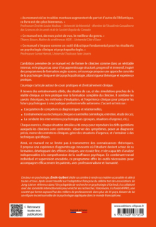 Psychologie clinique et psychopathologie - Manuel d'entraînement