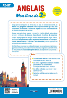 Anglais. Mon livre de 2de (A2-B1+) - Nouveau programme 2025