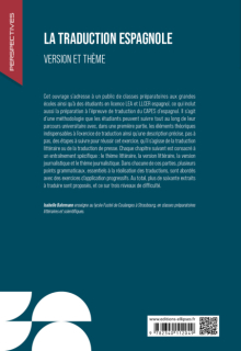 La traduction espagnole - Version et thème - CPGE, Université, concours