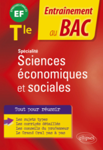 Spécialité Sciences économiques et sociales - Tle